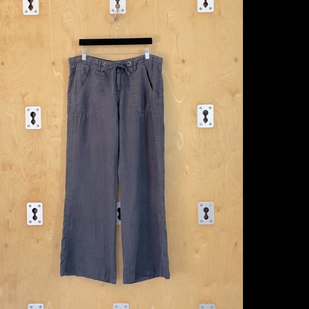 Joie Wide Leg Linen Trousers Tall